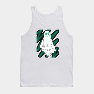 smiling ghost Tank Top